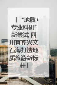 “地质+专业科研”新尝试 四川宜宾兴文石海打造地质旅游新标杆