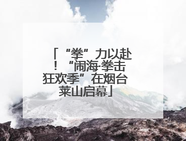 “拳”力以赴！“闹海·拳击狂欢季”在烟台莱山启幕