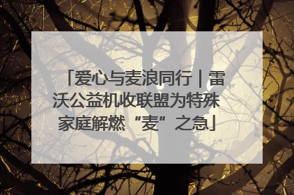 爱心与麦浪同行｜雷沃公益机收联盟为特殊家庭解燃“麦”之急