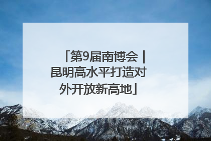 第9届南博会｜昆明高水平打造对外开放新高地