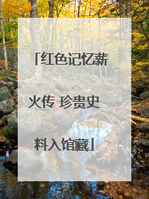 红色记忆薪火传 珍贵史料入馆藏