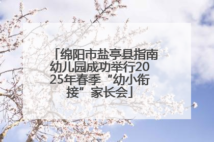绵阳市盐亭县指南幼儿园成功举行2025年春季“幼小衔接”家长会