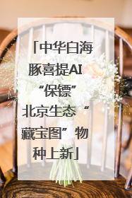 中华白海豚喜提AI“保镖” 北京生态“藏宝图”物种上新