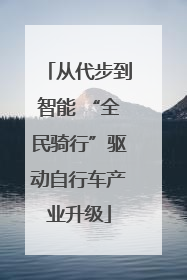 从代步到智能 “全民骑行”驱动自行车产业升级