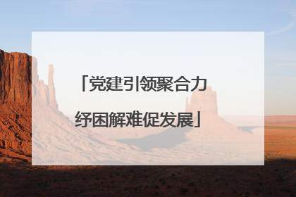 党建引领聚合力 纾困解难促发展
