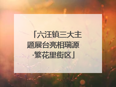 六汪镇三大主题展台亮相瑞源·繁花里街区