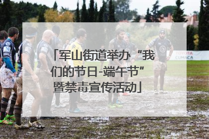 军山街道举办“我们的节日-端午节”暨禁毒宣传活动