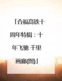 合福高铁十周年特辑：十年飞驰 千里画廊(图)
