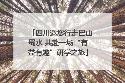 四川邀您行走巴山蜀水 共赴一场“有益有趣”研学之旅