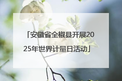 安徽省全椒县开展2025年世界计量日活动