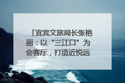 宜宾文旅局长张艳丽：以“三江口”为会客厅，打造近悦远来的国际旅游城市｜文旅局长说