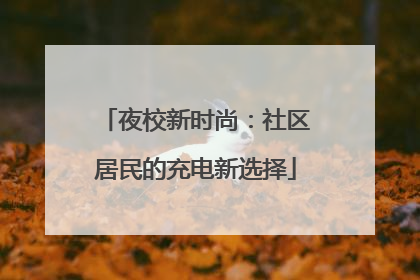 夜校新时尚：社区居民的充电新选择