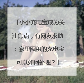 小小充电宝成为关注焦点，有网友求助：家里囤积的充电宝可以如何处理？