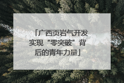 广西页岩气开发实现“零突破”背后的青年力量
