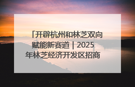 开辟杭州和林芝双向赋能新赛道｜2025年林芝经济开发区招商引资（杭州）推介展销活动在杭举办