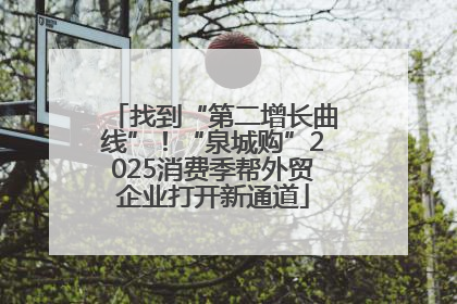 找到“第二增长曲线”！“泉城购”2025消费季帮外贸企业打开新通道