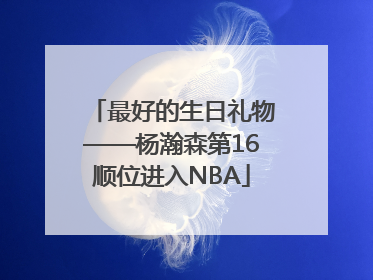 最好的生日礼物——杨瀚森第16顺位进入NBA