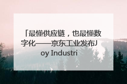 最懂供应链，也最懂数字化——京东工业发布Joy Industrial 重塑工业未来