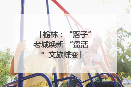 榆林：“落子”老城焕新 “盘活”文旅蝶变