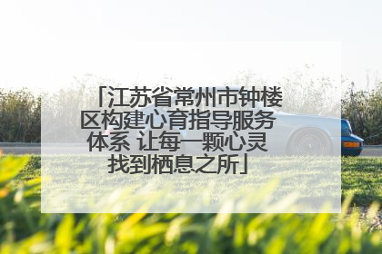 江苏省常州市钟楼区构建心育指导服务体系 让每一颗心灵找到栖息之所
