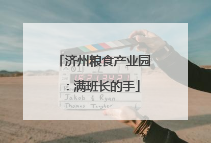 济州粮食产业园：满班长的手