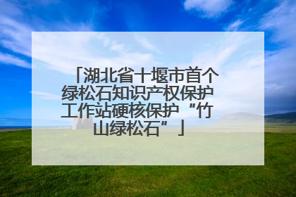 湖北省十堰市首个绿松石知识产权保护工作站硬核保护“竹山绿松石”