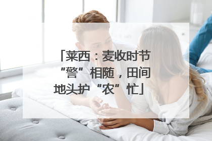 莱西：麦收时节“警”相随，田间地头护“农”忙
