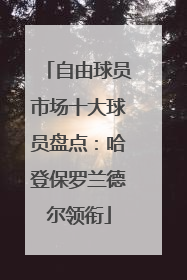 自由球员市场十大球员盘点：哈登保罗兰德尔领衔