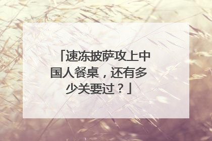 速冻披萨攻上中国人餐桌，还有多少关要过？