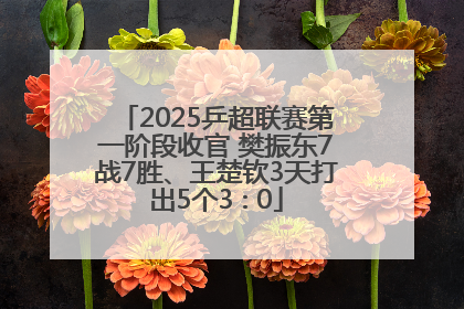 2025乒超联赛第一阶段收官 樊振东7战7胜、王楚钦3天打出5个3∶0